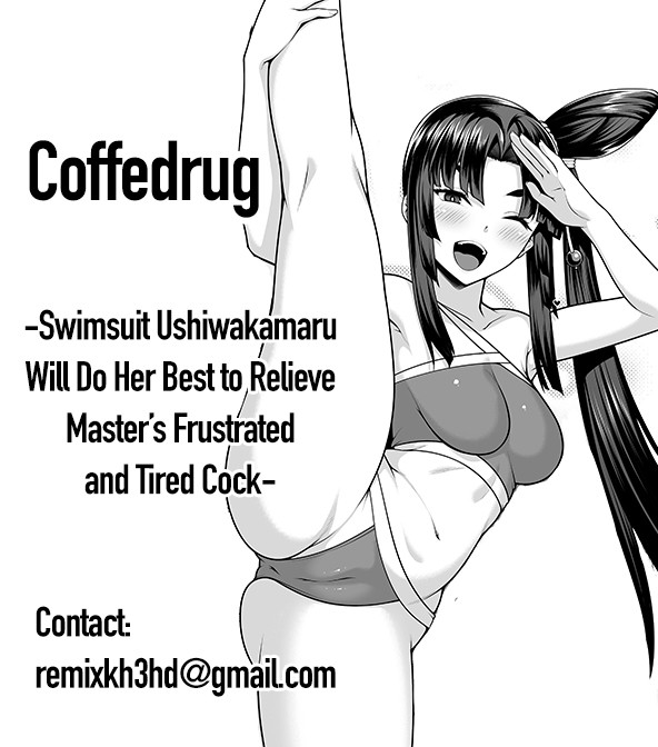 Hentai Manga Comic-Swimsuit Ushiwakamaru Will Do Her Best to Relieve Master's Frustrated and Tired Cock-Read-5